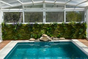 Piscina en Casa Rascafria
